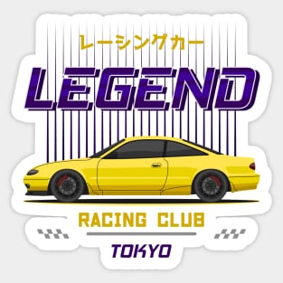 Tuner Yellow MX6 JDM Sticker